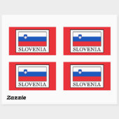 Slovenië Rechthoekige Sticker (Vel)