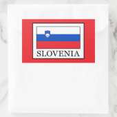 Slovenië Rechthoekige Sticker (Tas)