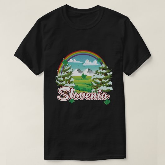 Slovenië Reis logo T-shirt (Design voorkant)