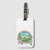 Slovenië Reizen logo Bagagelabel (Voorkant (verticaal))
