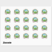 Slovenië Reizen logo Ronde Sticker (Vel)