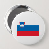 Slovenië Ronde Button 4,0 Cm (Voorkant /achterkant)