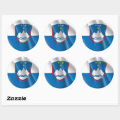 SLOVENIË RONDE STICKER (Vel)