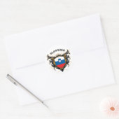 Slovenië Ronde Sticker (Envelop)