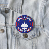 Slovenië Round Emblem Ronde Button 7,6 Cm (In situ)