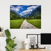 Slovenië, schilderachtig foto met Alpen Poster (Thuiskantoor)