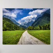 Slovenië, schilderachtig foto met Alpen Poster (Voorkant)