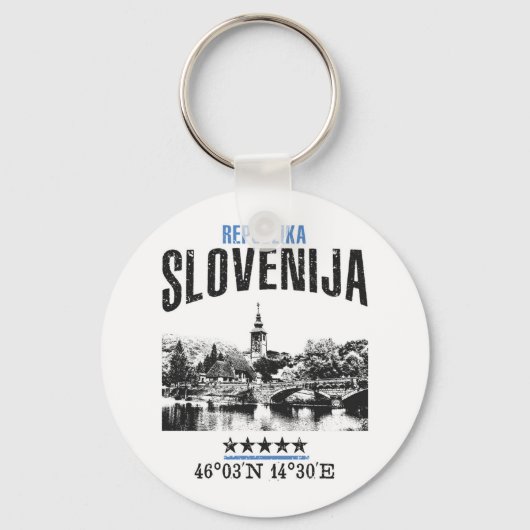 Slovenië Sleutelhanger (Voorkant)
