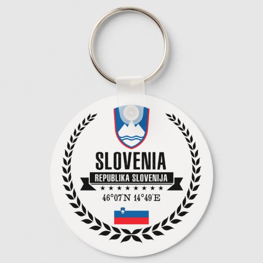 Slovenië Sleutelhanger (Voorkant)