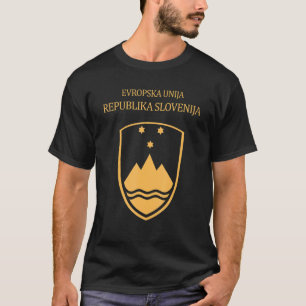 Slovenië Sloveens Sloveens paspoort Slovenië vlag T-shirt