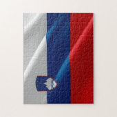Slovenië - Sloveense golfvlag - Legpuzzel (Verticaal)