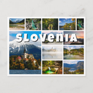 Slovenië souvenir fotocollage briefkaart