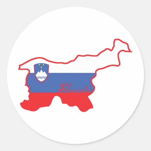 Slovenië Sticker (Voorkant)