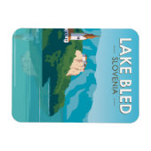 Slovenië Travel Reis Travel Art Magneet (Horizontaal)