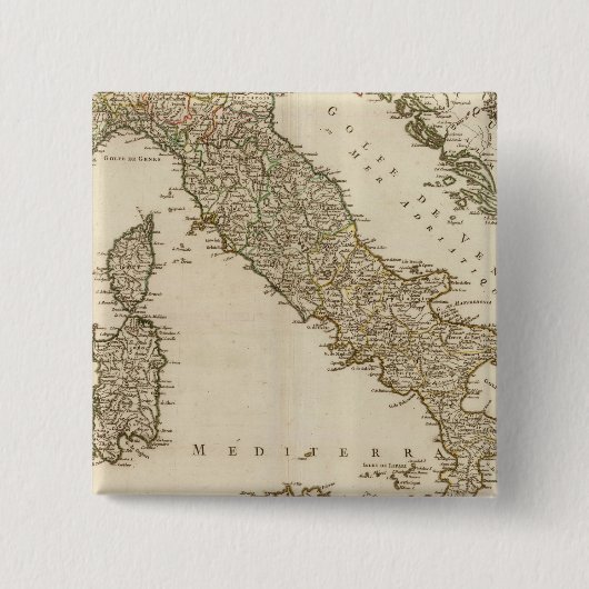 Slovenië Vierkante Button 5,1 Cm (Voorkant)