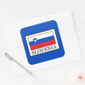 Slovenië Vierkante Sticker (Envelop)