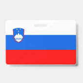 Slovenië Vlag Badge (Achterkant)