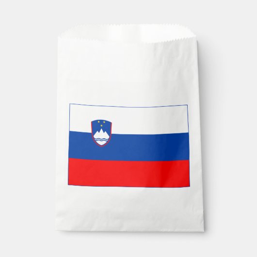 Slovenië Vlag Bedankzakje (Voorkant)
