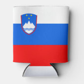 Slovenië Vlag Blikjeskoeler (Voorkant)