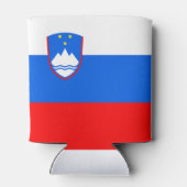 Slovenië Vlag Blikjeskoeler (Achterkant)