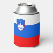 Slovenië Vlag Blikjeskoeler (Blikje Achterkant)
