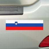 Slovenië Vlag Bumpersticker (Op auto)