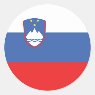 Slovenië Vlag Classic Ronde Sticker
