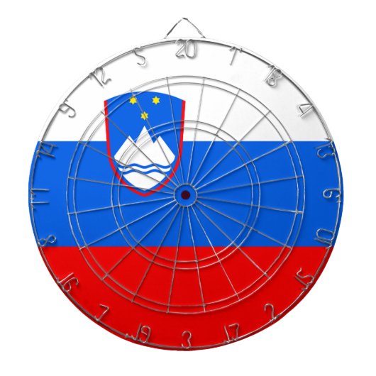 Slovenië Vlag Dartbord (Voorkant)
