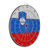 Slovenië Vlag Dartbord (Voorkant Links)