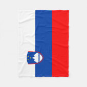 Slovenië Vlag Fleece Deken (Voorkant)