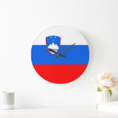 Slovenië Vlag Grote Klok (Huis)