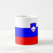 Slovenië Vlag Keramische Koffie Mok (Center)