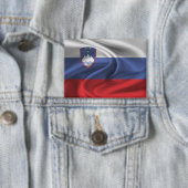 Slovenië Vlag Knop Button (Insitu)
