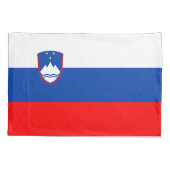Slovenië Vlag Kussensloop (Achterkant)