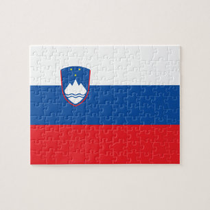 Slovenië vlag legpuzzel