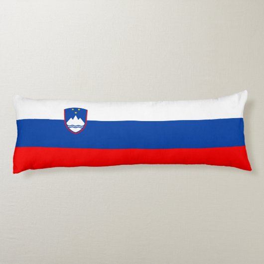 Slovenië Vlag Lichaamskussen (Achterkant)