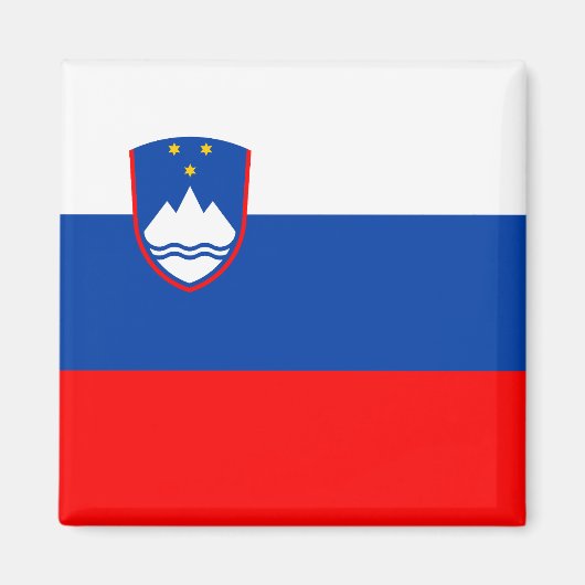 Slovenië Vlag Magneet (Voorkant)