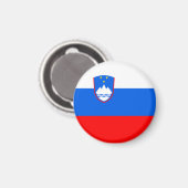Slovenië Vlag Magneet (Voorkant / Achterkant)