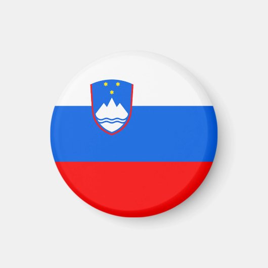 Slovenië Vlag Magneet (Voorkant)