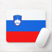 Slovenië Vlag Muismat (Met muis)