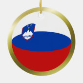 Slovenië Vlag Ornament (Achterkant)