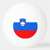 Slovenië Vlag Pingpongbal (Achterkant)