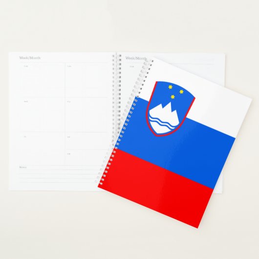 Slovenië Vlag Planner (Display)