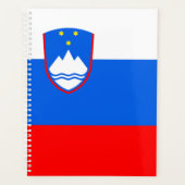 Slovenië Vlag Planner (Voorkant)