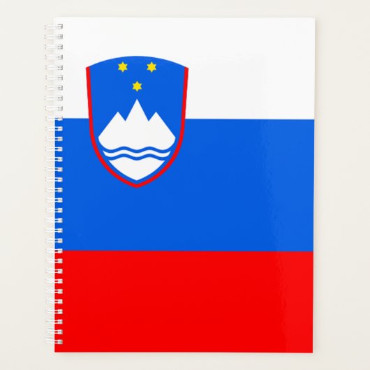 Slovenië Vlag Planner (Voorkant)