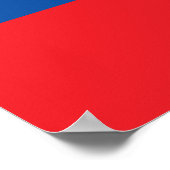 Slovenië vlag poster (Hoek)