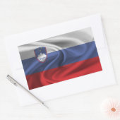 Slovenië Vlag Rechthoekige Sticker (Envelop)