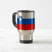 Slovenië Vlag Reisbeker (Voorkant links)