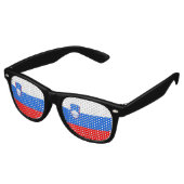 Slovenië Vlag Retro Zonnebril (Gekanteld)