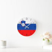 Slovenië Vlag Ronde Klok (Huis)